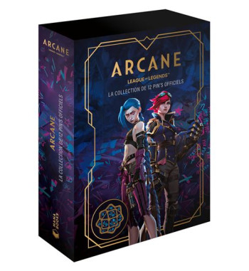 ARCANE - LA COLLECTION DE 12 PIN'S OFFICIELS
