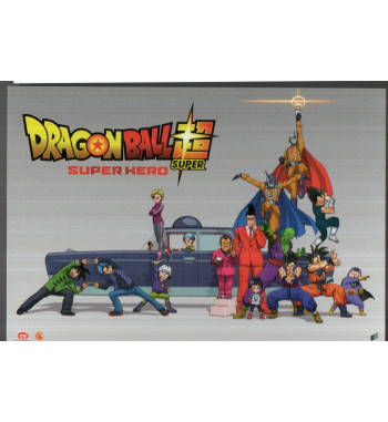 CARTE PROMOTIONNELLE DRAGON BALL SUPER : SUPER HERO