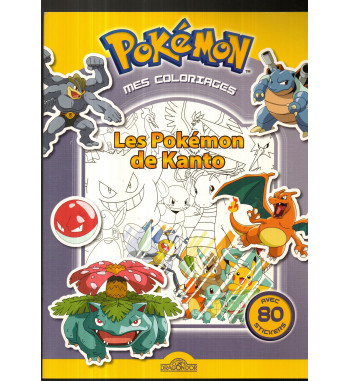 POKEMON MES COLORIAGES - LES POKEMON DE KANTO
